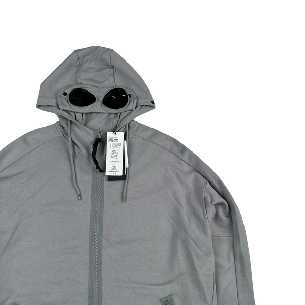CP Company Stone Grey Goggle Hoodie - XXL
