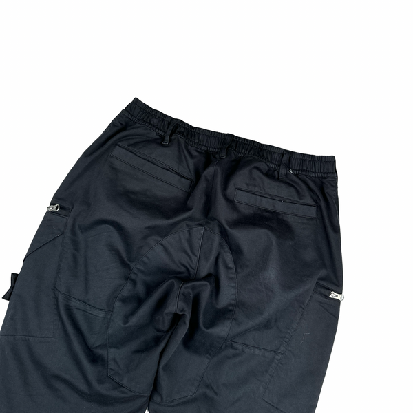 Stone Island Shadow Project 2020 Black Zipped Pocket Trousers Cargos - XL