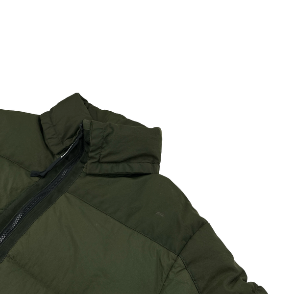CP Company Khaki Taylon L Puffer Jacket - Large