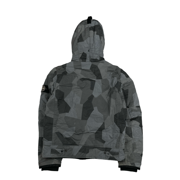 Stone Island 2012 Silver Fleece Lined 30th Anni Camo Reflective