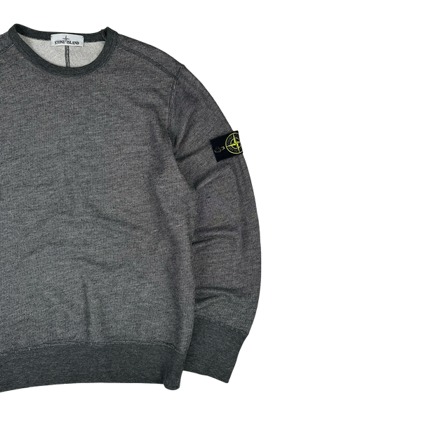 Stone Island 2015 Grey Cotton Crewneck - Medium