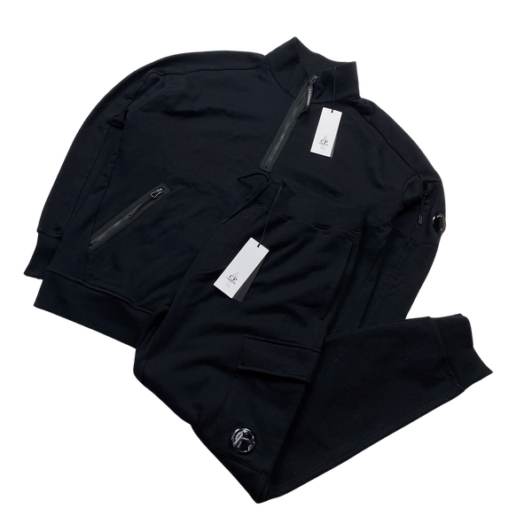 CP Company Black Cotton Tracksuit Set - XXL