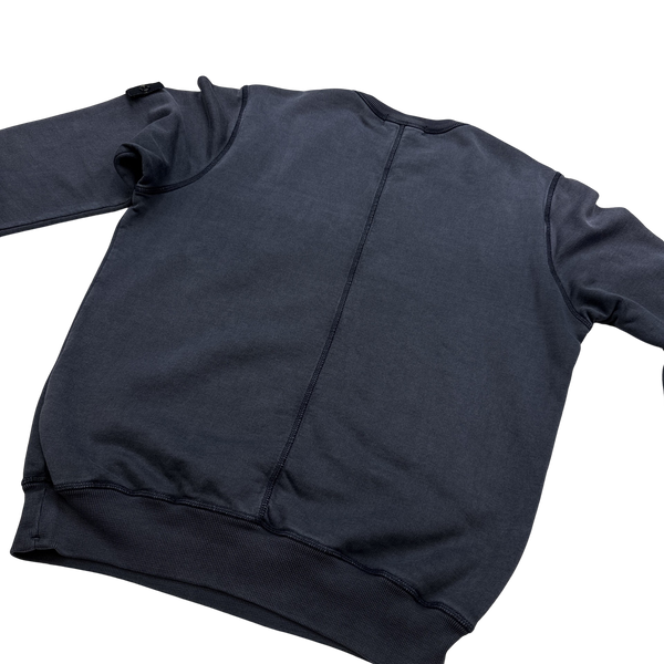 Stone Island 2013 Grey Contrast Seam Crewneck - Medium