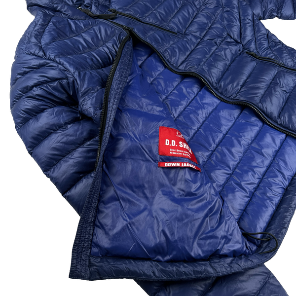 CP Company Blue Lens Viewer Puffer Jacket - Small