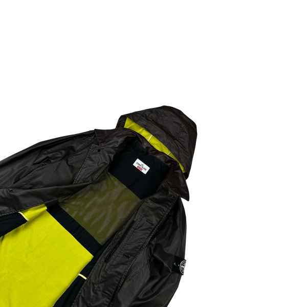 Supreme X Stone 2016 Island Heat Reactive Yellow/Brown Trench Coat - XL