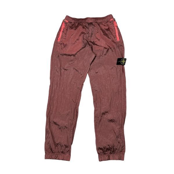 Stone Island 2023 Pink Nylon Metal Econyl Trousers - 30"