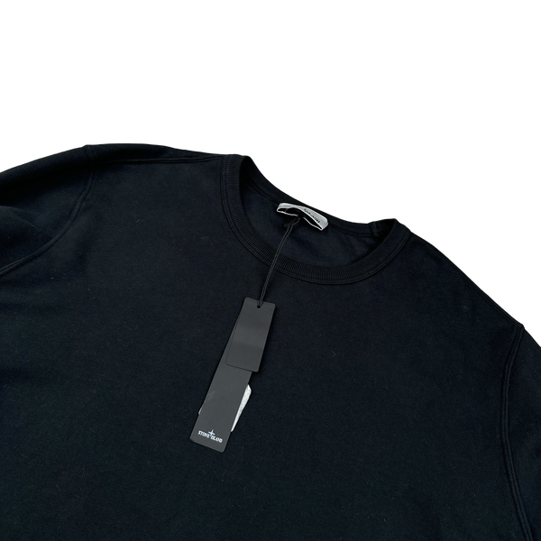 Stone Island 2023 Black Crewneck Jumper - XXL