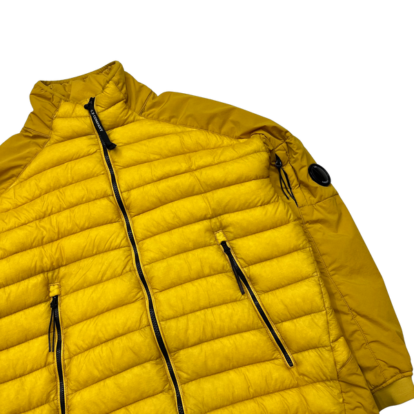 CP Company Yellow D D Shell Bomber Jacket - Large
