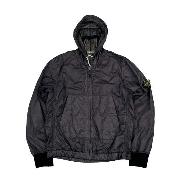 Stone Island 2008 Charcoal Hyper Light Mesh Badge Jacket - XL