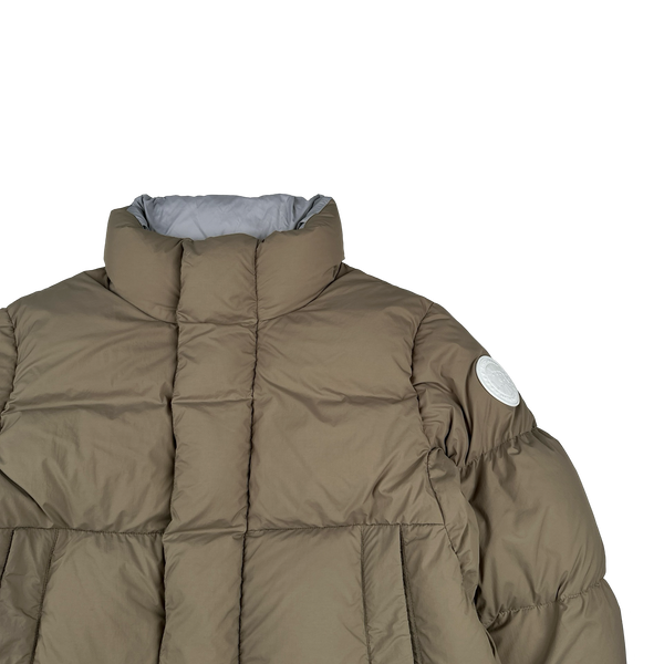 Canada Goose Everett Northwood Down White Patch Puffer Jacket - Large