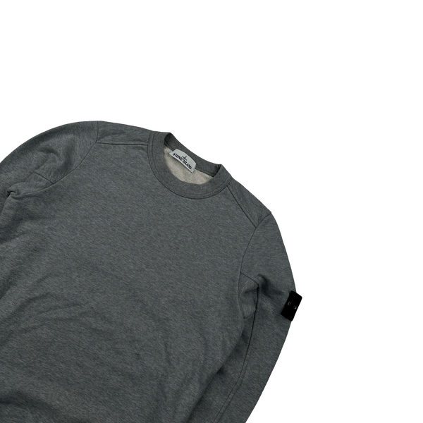Stone Island 2016 Grey Crewneck Sweatshirt - Small
