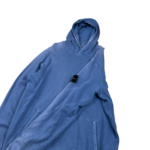 Stone Island 2019 Blue Pullover Hoodie - XL