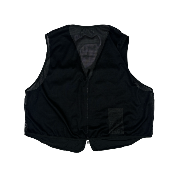 Stone Island 2024 Black David Light-TC Poly Net Gilet - XXL