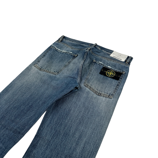 Stone Island 2011 RE Light Wash Denim Jeans - 32"