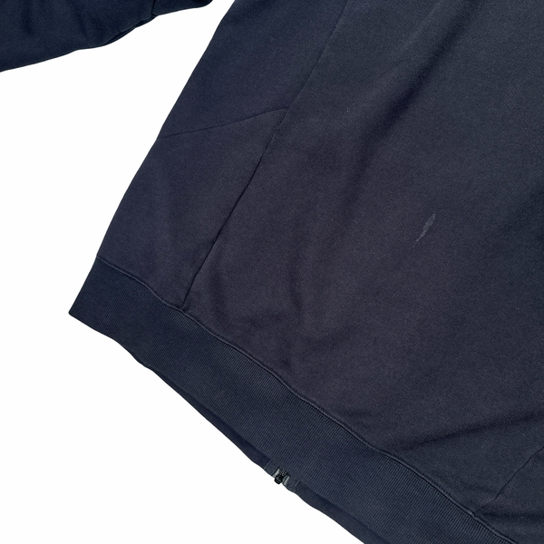 CP Company Navy Goggle Cotton Zip Up Hoodie - XXL