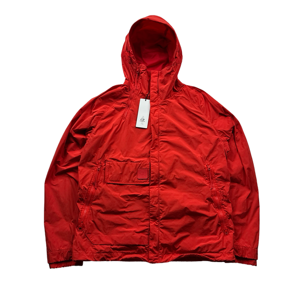 CP Company Red Memri Metropolis Hooded Jacket - Large