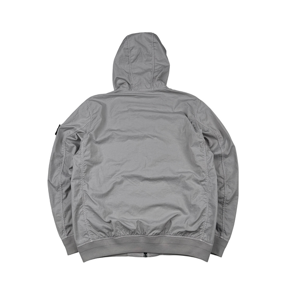 Stone Island Grey Tightly Woven Nylon Twill-TC Overshirt - XL