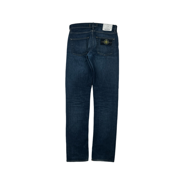 Stone Island 2018 Slim Fit Dark Wash Denim Jeans - W28