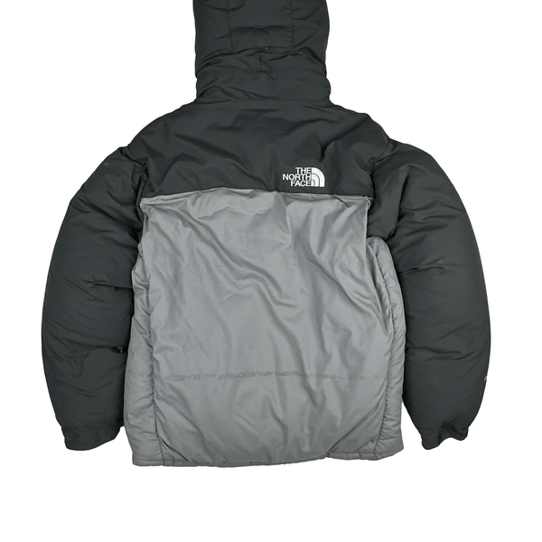 North Face Grey Summit Series Down Hooded Puffer Jacket - Small