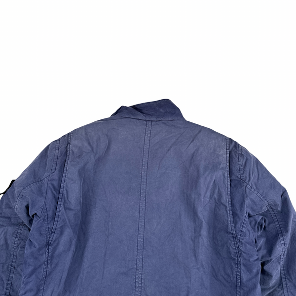 Stone Island 2014 Navy Tela 50 Fili Watro Field Jacket - Large