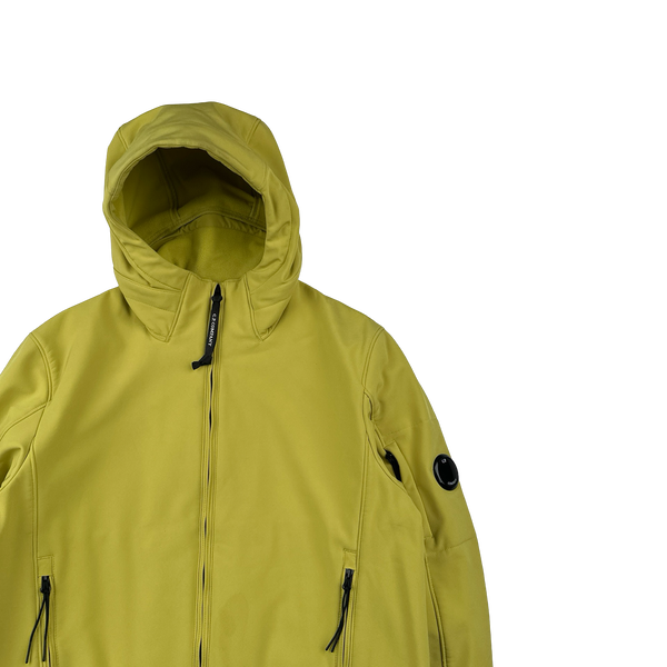 CP Company Chartreuse Soft Shell R Jacket - Large
