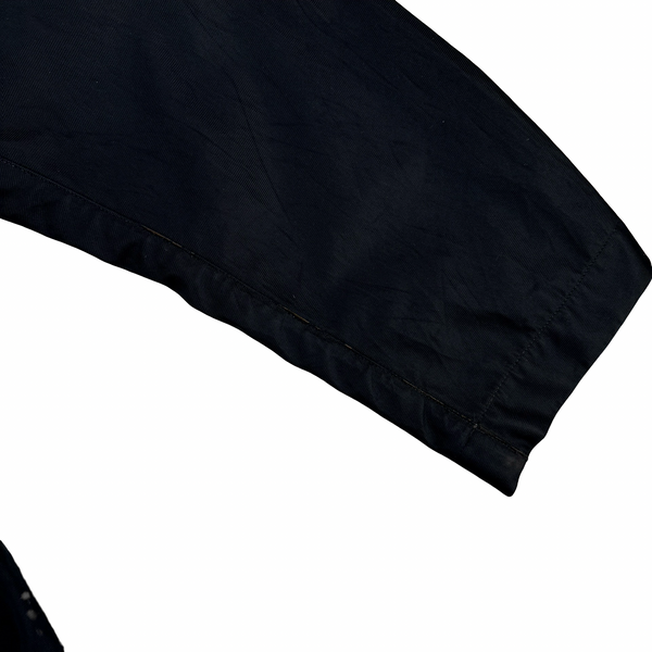 Stone Island Black Nylon Vintage SS2000 Zipped Jacket - Large