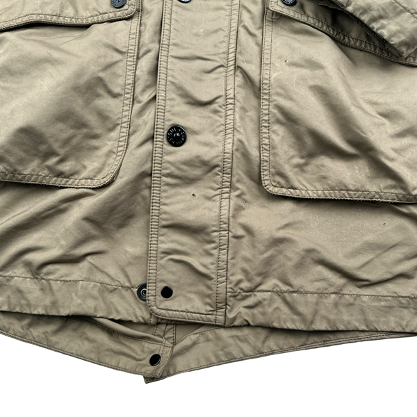 Stone Island 2013 Beige David TC Thick Lined Fishtail Duffle Jacket - Medium