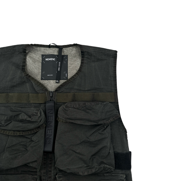 Nemen Khaki Multi Pocket Utility Vest - XL