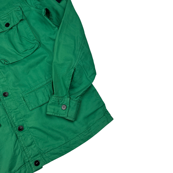 Stone Island 2013 Green Multipocket Cotton Shirt - Medium