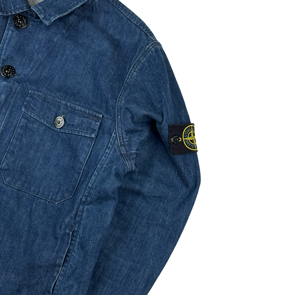 Stone Island 2013 Super Italian Selvedge Denim Cotton Indigo Jacket - Large