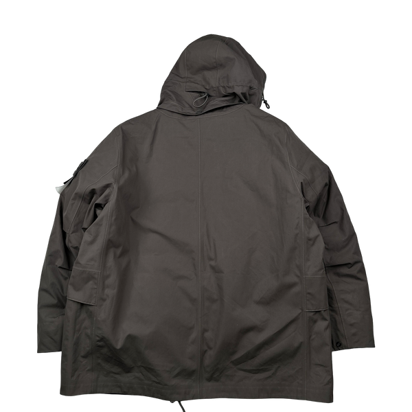 Stone Island 2022 O-Ventile Grey Ghost Piece Down Dutch Rope Puffer Jacket - XXL