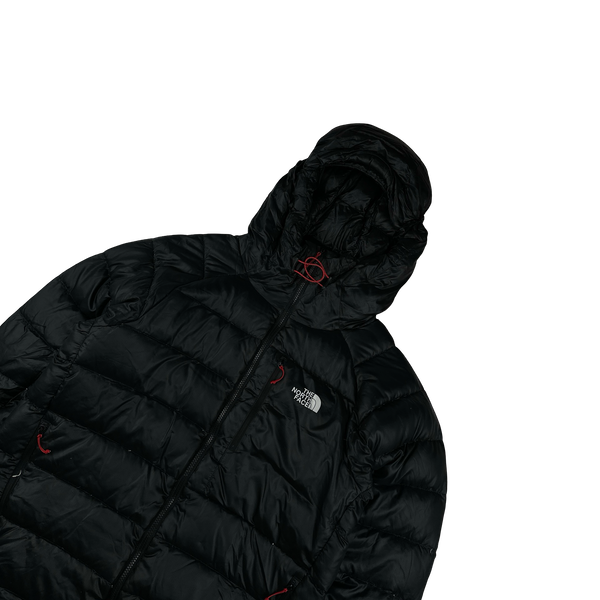 North Face Black 700 Fill Hooded Down Puffer Jacket - Medium