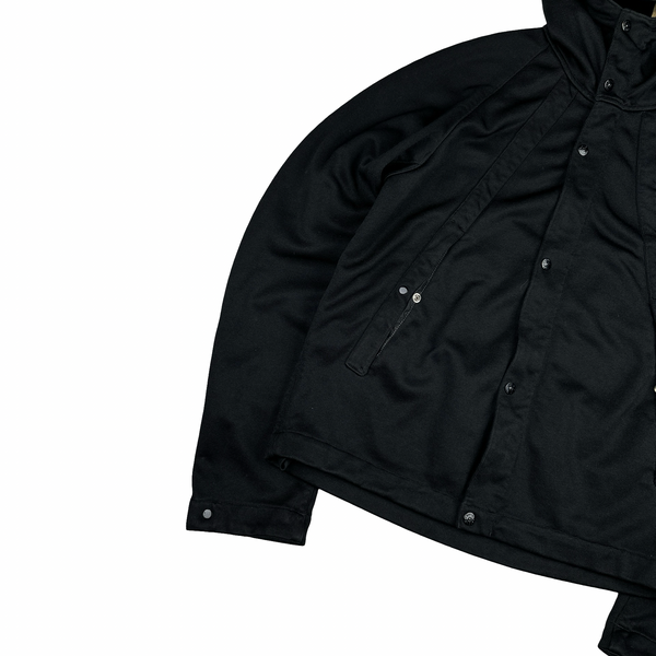 Stone Island Vintage 2003 Black Paul Harvey Hooded Jacket - Medium