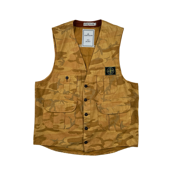 Stone Island 1990 Ice Jacket Camo Vest - Small – Mat's Island