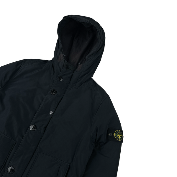 Stone Island 2014 Black Down Filled Micro Reps Jacket - Small