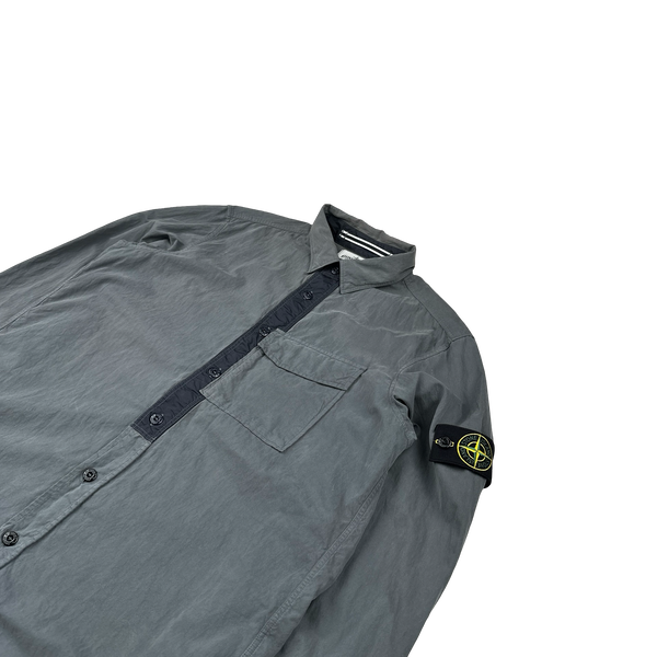 Stone Island 2013 Grey Cotton Shirt - Large