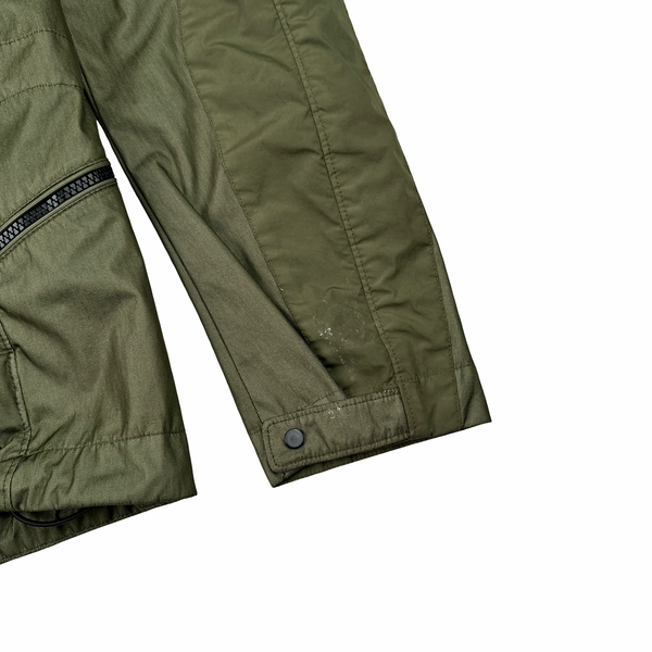 CP Company Dyed Bi Mesh Green Jacket -  Medium