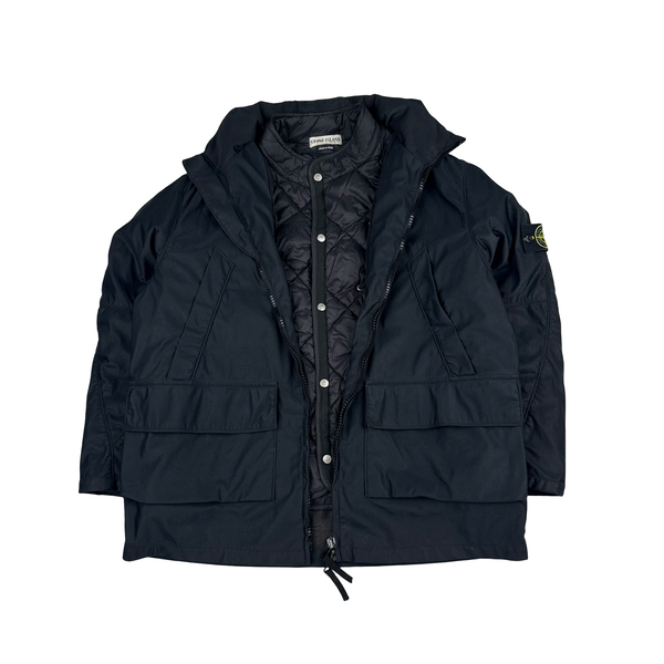 Stone Island Nylam Black Vintage AW2000 Rare Jacket - Large