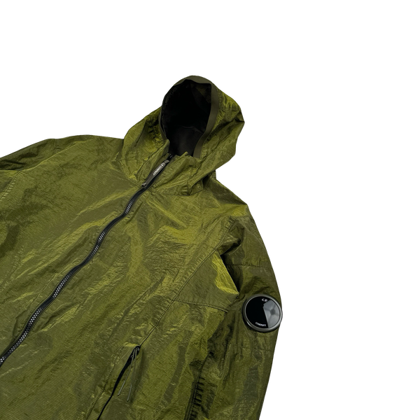 CP Company P.Ri.S.M Green Prismatic Ripstop Membrane Hooded Jacket - XL