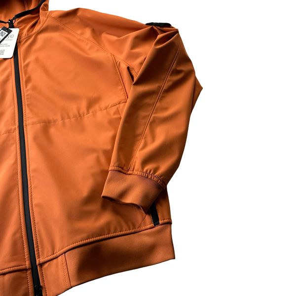 Stone Island 2023 Orange Light Soft Shell R eDye Technology Jacket - XXL