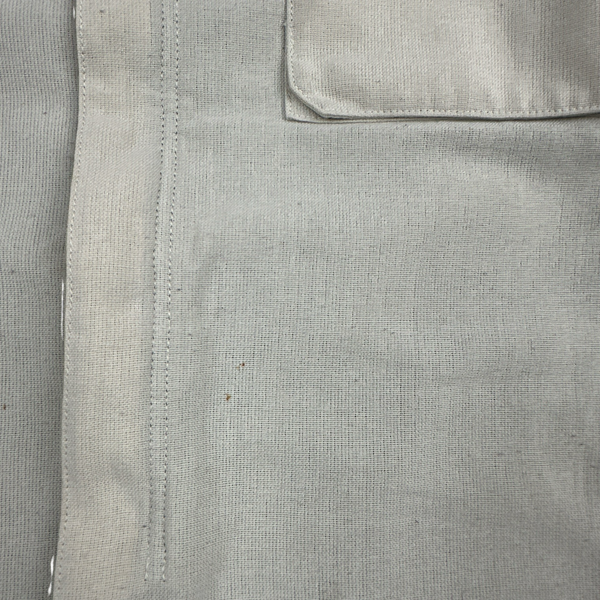 Stone Island 2003 Cream Heavyweight Lined Cotton Chore Jacket - XXL