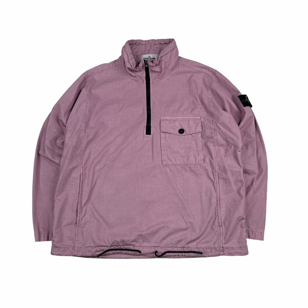 Stone Island 2020 Pink Cotton Smock Pullover - Medium