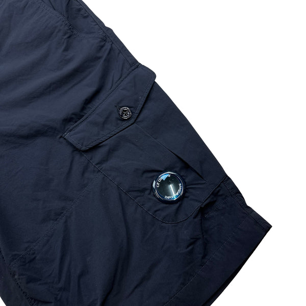 CP Company X Armani Navy Lens View Cargo Shorts - Medium - Large - XL - XXL
