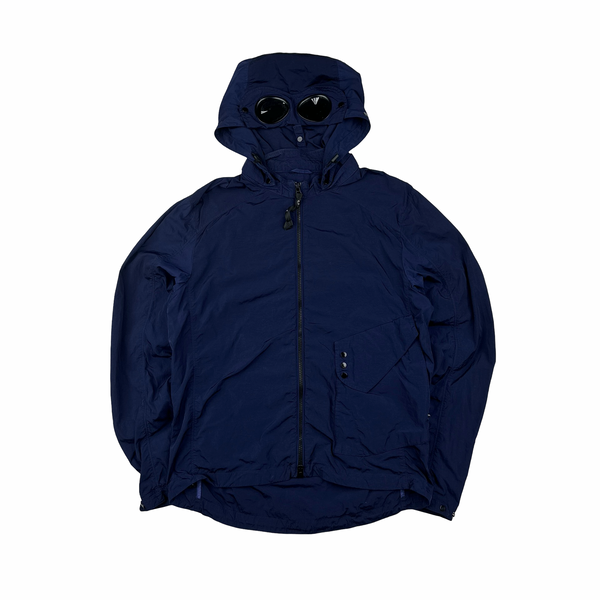 CP Company Navy Chrome Goggle Jacket - Medium