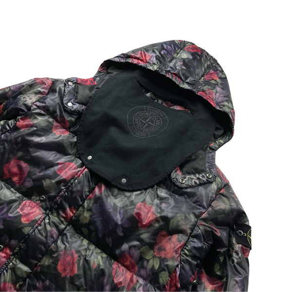 Stone Island Floral Lamy Cover Stampato Puffer Jacket - Medium