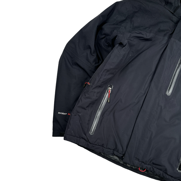 North Face Summit Series Black Hyvent Alpha Jacket - Large
