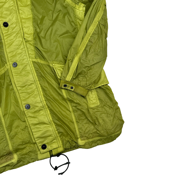 Stone Island  Hyperlight Yellow Lightweight Hooded Parka Jacket - XXL