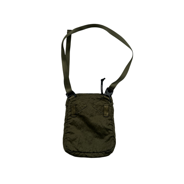 CP Company Khaki Nylon Lens Viewer Side Bag