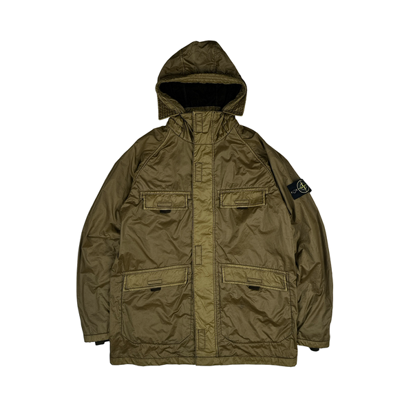 Stone Island 2018 Brown Lamy Flock Multipocket Jacket - Medium