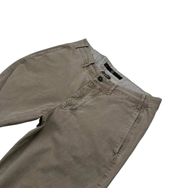 Stone Island Denims 2008 Tan Cotton Cargo Trousers - 32"